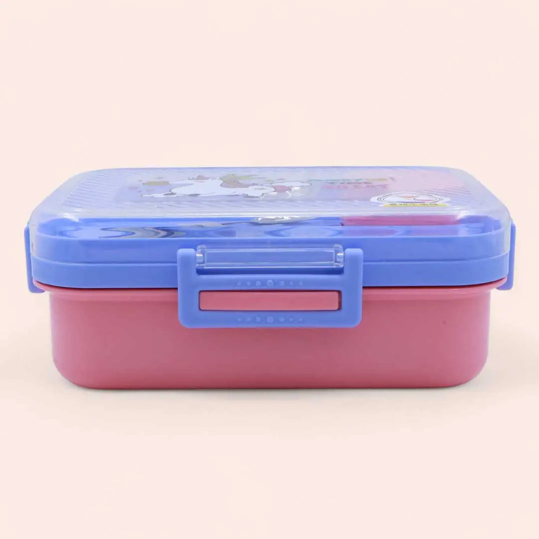 Cartoon Square Lunch Box (800ml+70ml)