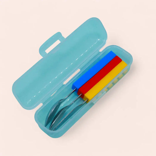 Lego Cutlery with Case (Spoon - Fork - Knife)