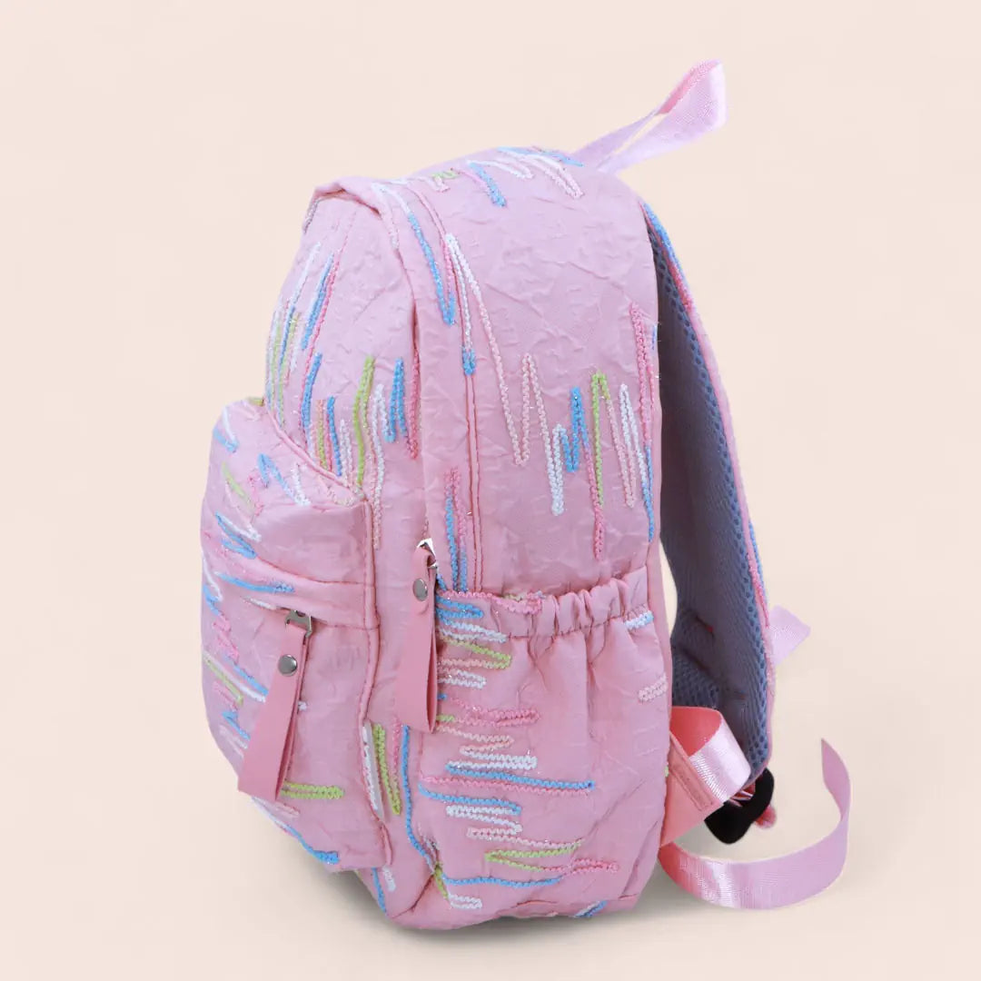 Thread Work Backpack - Big / Small Size, Stylish School Bag for Teens and Adults