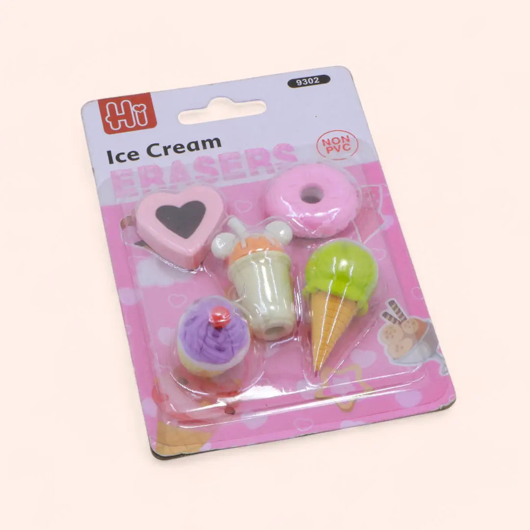 IceCream Eraser (Set of 5)