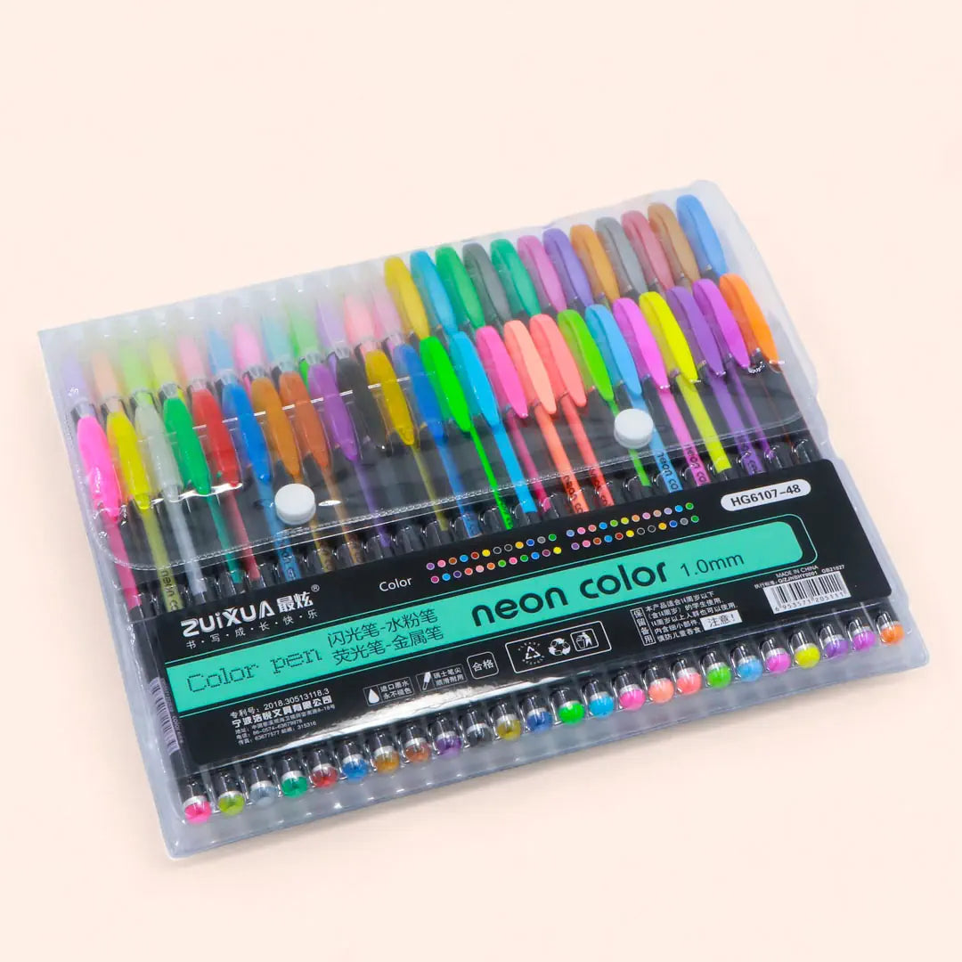 Neon Color Pen (Set of 48 Pens)