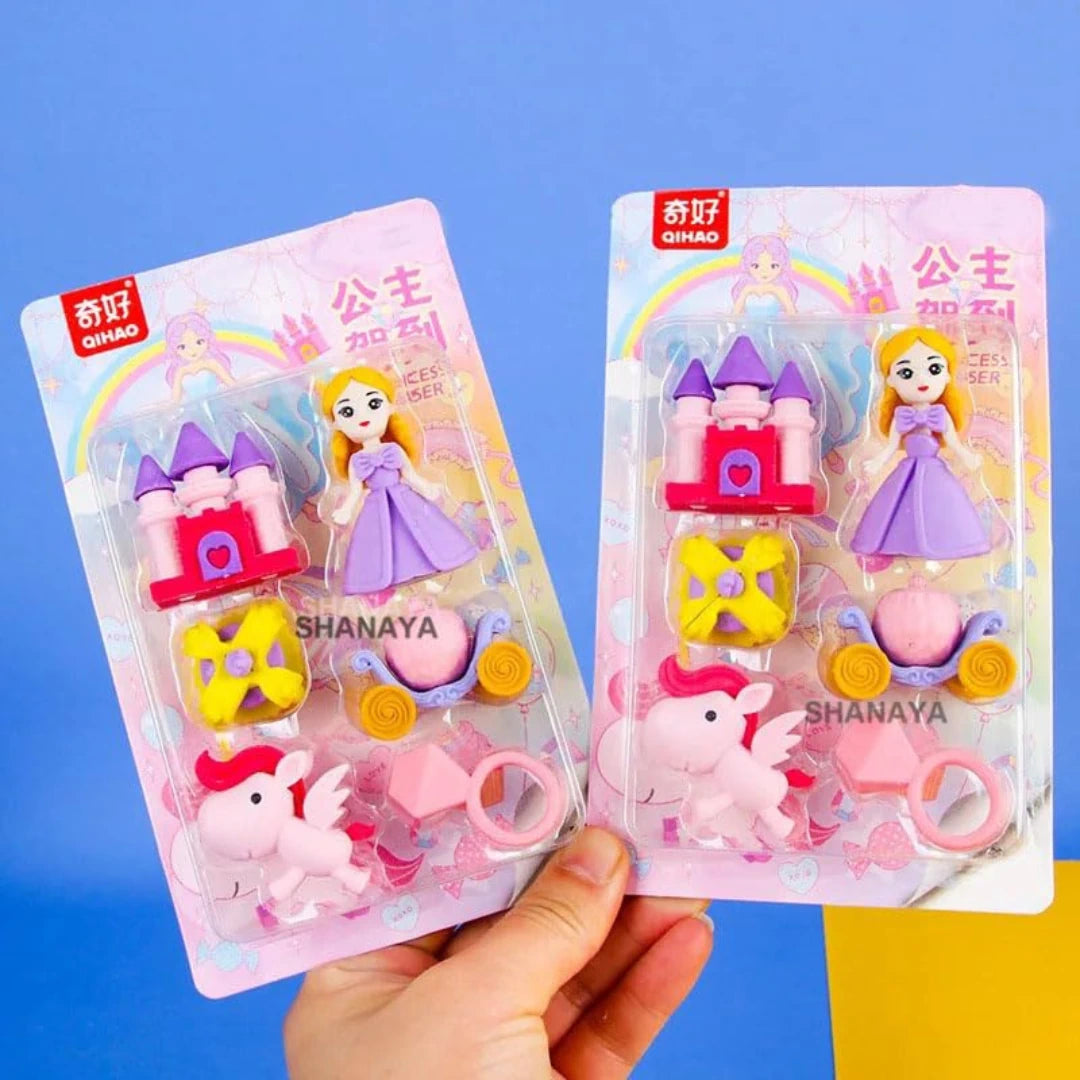 Unicorn Eraser Set (Pack of 6 )