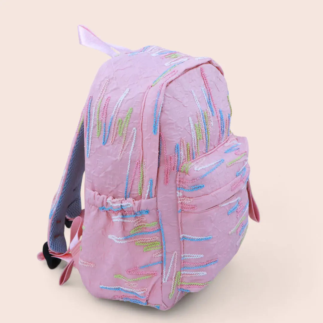 Thread Work Backpack - Big / Small Size, Stylish School Bag for Teens and Adults