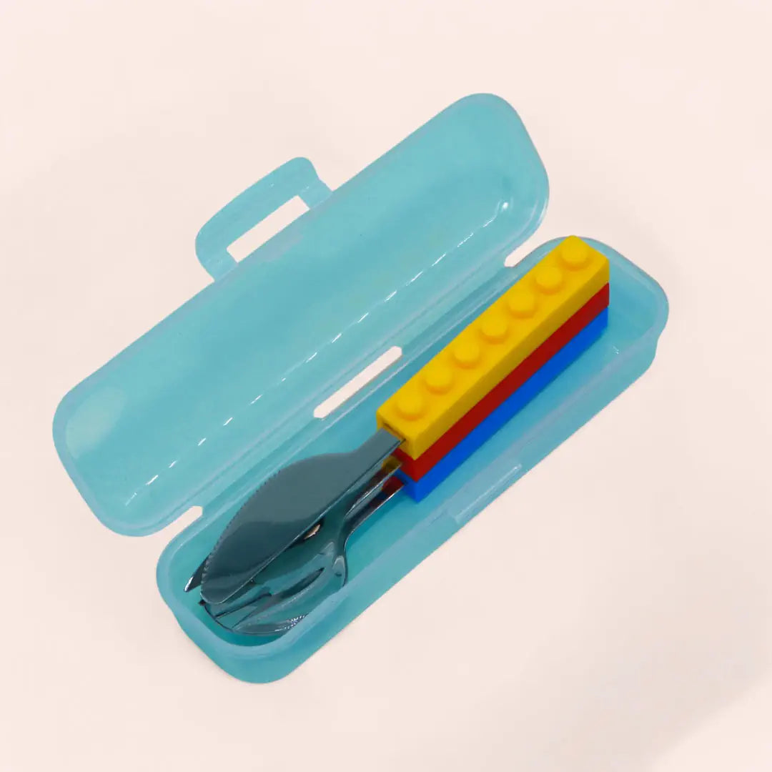 Lego Cutlery with Case (Spoon - Fork - Knife)