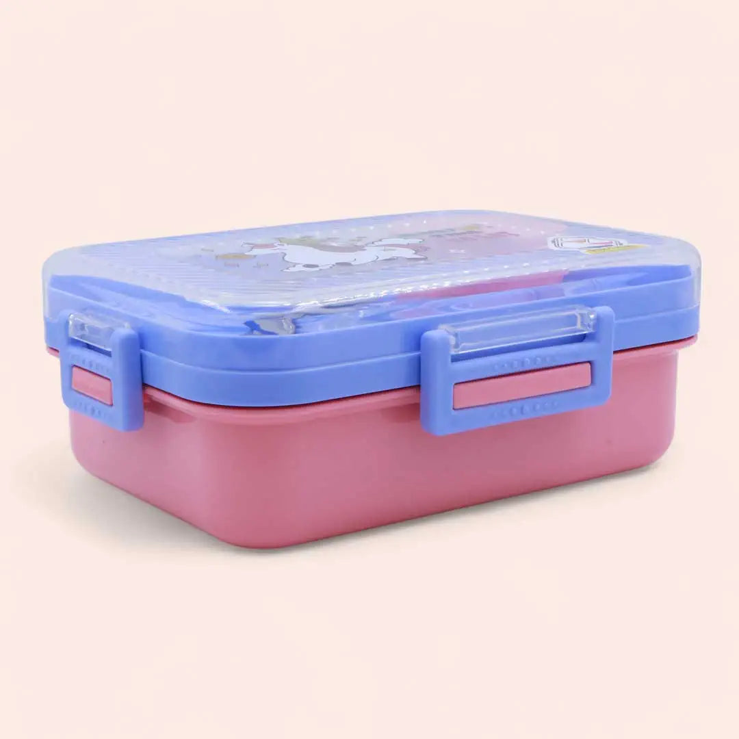 Cartoon Square Lunch Box (800ml+70ml)