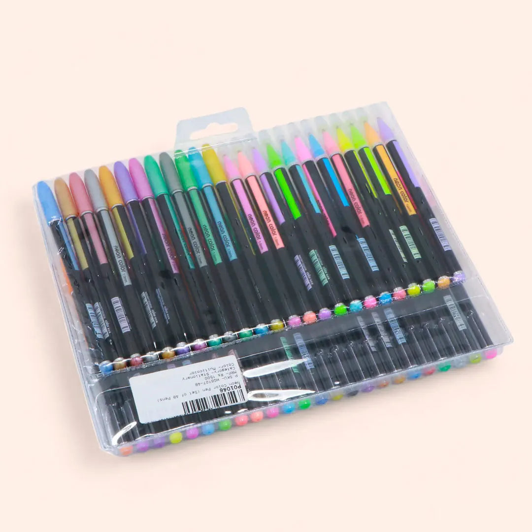 Neon Color Pen (Set of 48 Pens)