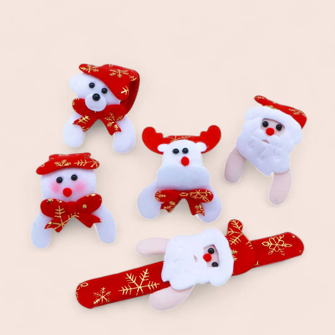 Santa Hand Slap Bands - Fun Christmas Party Favors