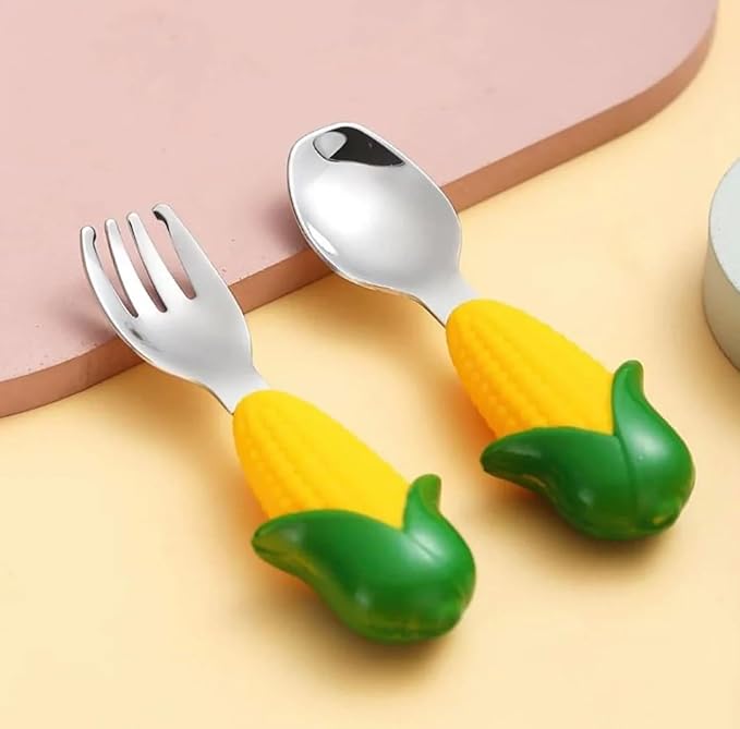 Steel Cutlery Set with Case (Spoon & Fork)