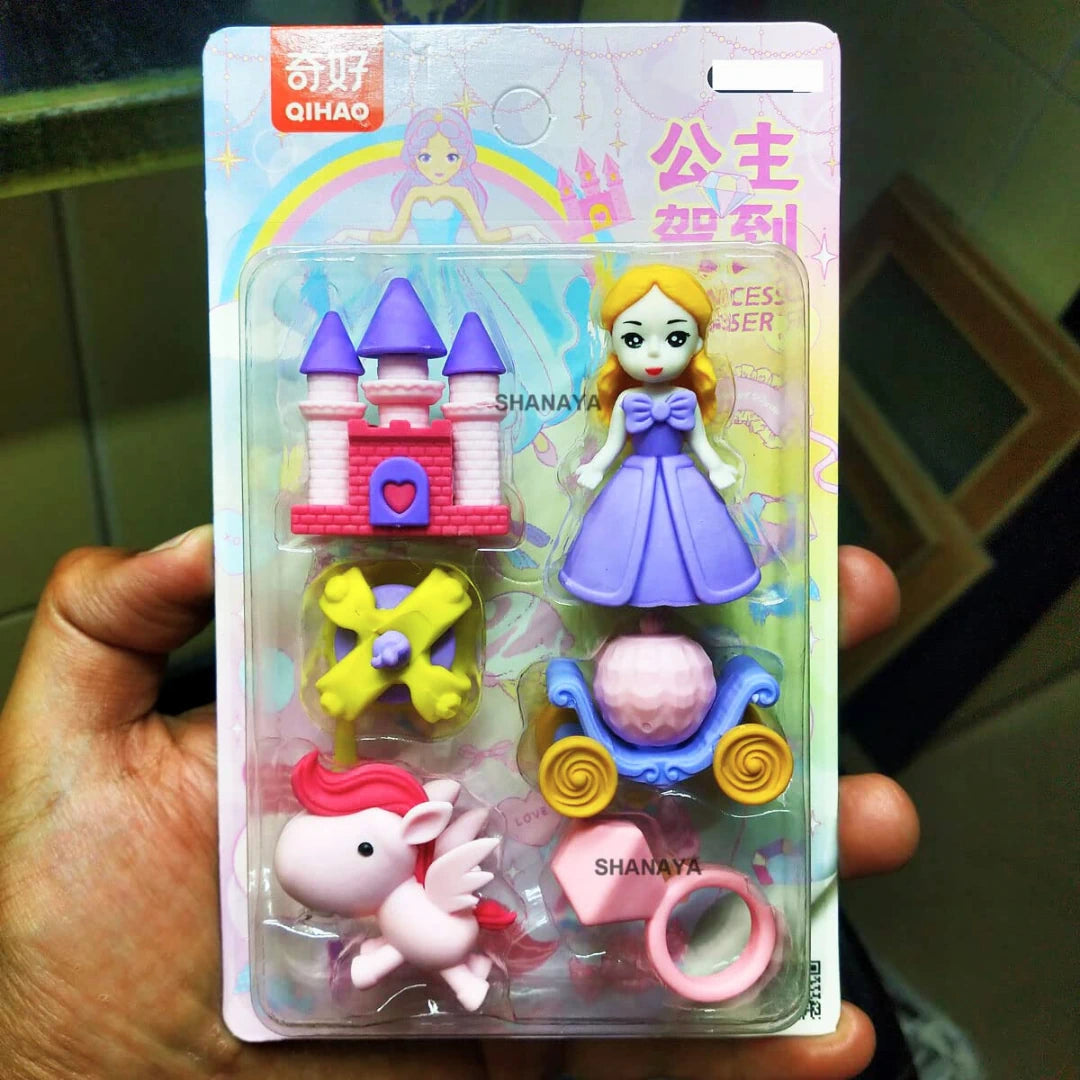 Unicorn Eraser Set (Pack of 6 )