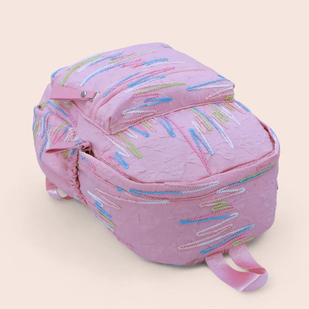 Thread Work Backpack - Big / Small Size, Stylish School Bag for Teens and Adults