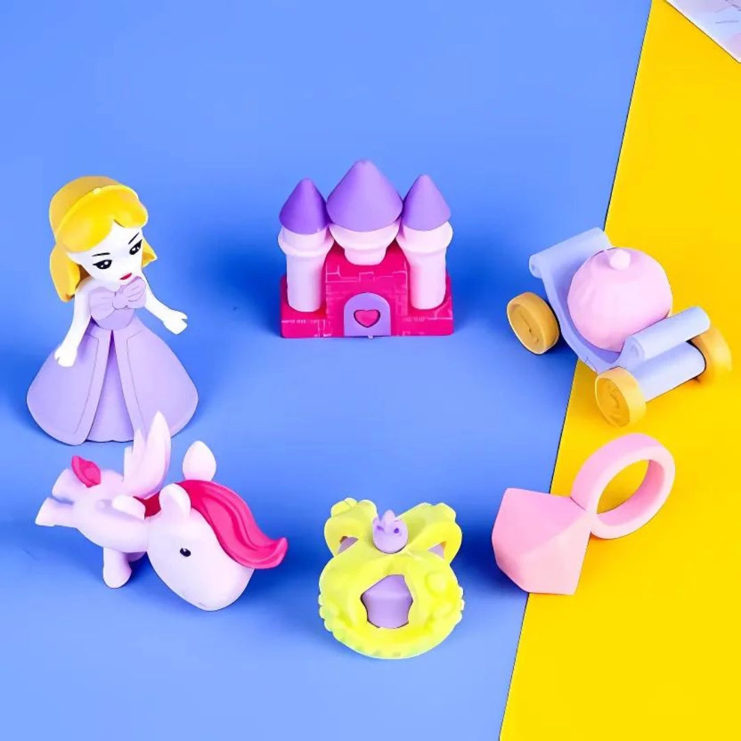Unicorn Eraser Set (Pack of 6 )
