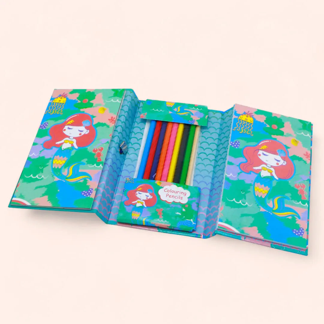 Colouring Scratch Book Set